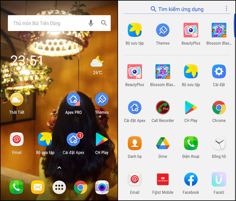 Apex Launcher đ&atilde; xuất hiện từ l&acirc;u nhưng vẫn l&agrave; một trong những ứng dụng launcher Android mang t&iacute;nh biểu tượng nhất từ trước đến nay.
